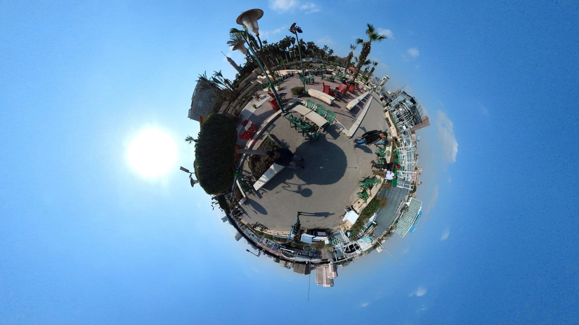 The 360 degree filming experience